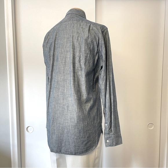 J. Crew Ludlow Chambray Shirt with Widespread Collar - Picture 3 of 5